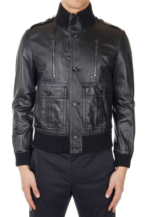 giubbotto gucci uomo nero|Giacche. Giubbotti Gucci in Mouton Nero taglia 48 IT .